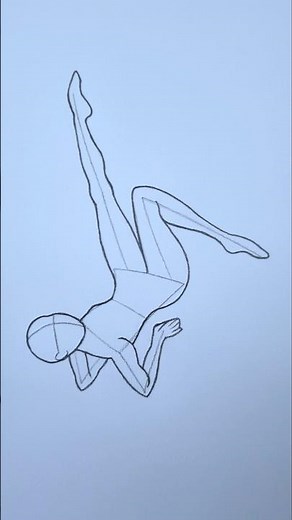 How to Draw a Female Athlete Pose ✨Tutorial✨ #drawing #pose