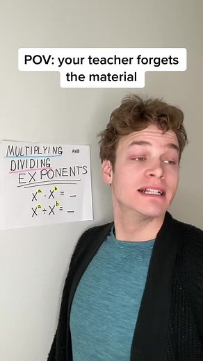 Teaching Yourself Multiplying and Dividing Exponents - Homework Prep