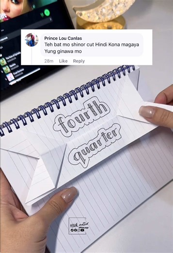 Creative Fourth Quarter Notebook Divider Ideas