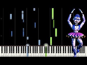 FNAF Ballora Song - Dance To Forget - TryHardNinja (Piano Tutorial) [Synthesia]