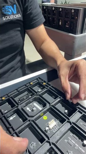 One by one 🧲 #shorts #viral #satisfying #tech #engineering #workinprogress #ledwall #ledscreen