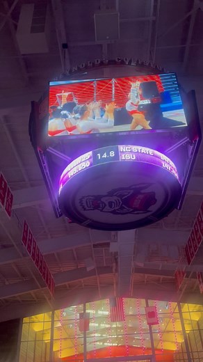 At our best when the lights shine the brightest 🌟 It’s time for our final rotation of the day! | NC State Gymnastics