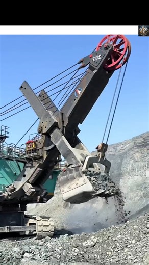 Giant Excavator Working Hard #shorts
