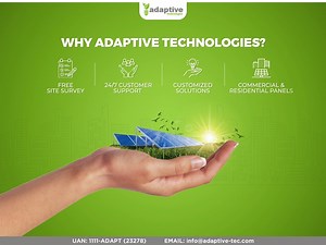 Adaptive Technologies Provide 360-degree solar solutions to its customers, providing the best after-sales services. We develop a bond that lasts longer. If you want to go solar, please call us UAN # 1111-ADAPT (23278) Email: info@adaptive-tec.com #AdaptiveTechnologies #IndustrialNeeds #CommercialNeeds #ResidentialNeeds #SolarEnergy #SolarPanels #Services #SolarPower #PowerGeneration | Adaptive Technologies