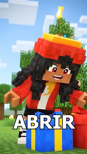 PRESENTE SURPRESA no MINECRAFT #shortvideo #shorts #minecraft #memes