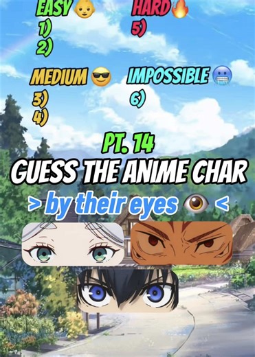 Guess the Anime by their Eyes👀 #fyp #anime #animefyp #viral #viralvideos