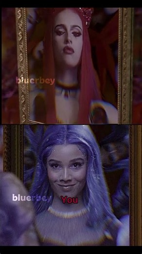 Evil red and Chloe 💙⚔️❤️ #descendants #chloe #red #kyliecantrall #maliabaker #evilchloe #evilred