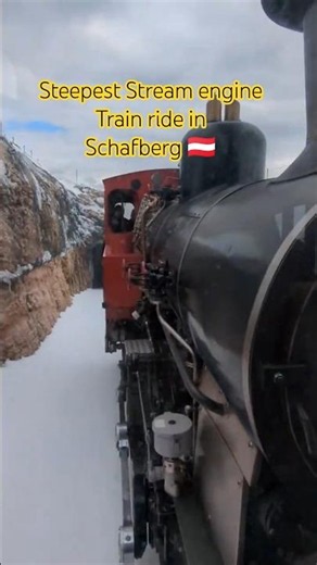 Railway with a picturesque ride to the summit of Schafberg. Steepest cog railway in Austria.