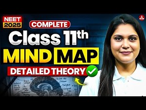 Complete Class 11th Mind Map & Detailed Theory for NEET 2025 by Garima Goel!