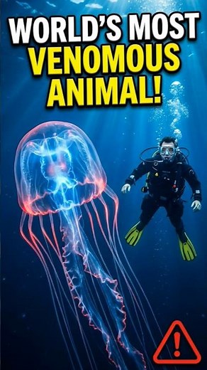 The World's Most Venomous Animal 🪼 | Box Jellyfish Explained! #wildfacts