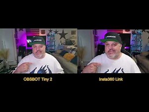 This or That Insta360 Link vs OBSBOT Tiny 2 Webcam Test