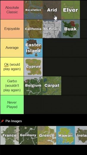Unturned Map Tier List - Escalation #unturned #shorts #update