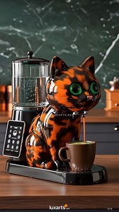 Need this Cat Shaped Coffee Maker ASAP — because caffeine should be cute 🤩🐾 | LuxArts
