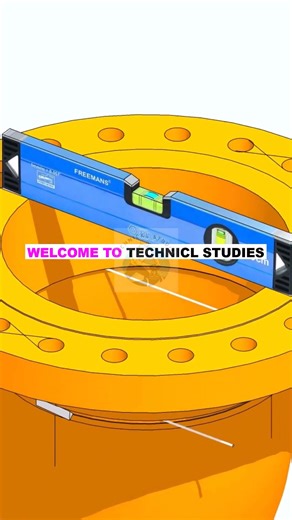How to fit up a large flange horizontally. #shorts #engineering #piping #pipebending #construction