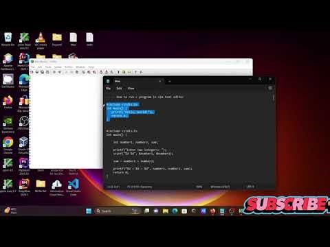 How to write C Program in Vim