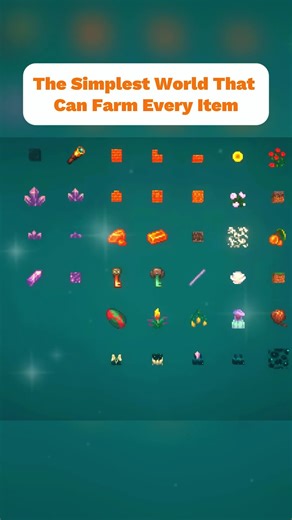The Simplest World That Can Farm Every Item #fyp #Simplest #Farm #fouryou