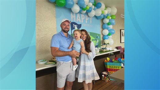 Laura Caso shows off pictures of son Jackson's first birthday party