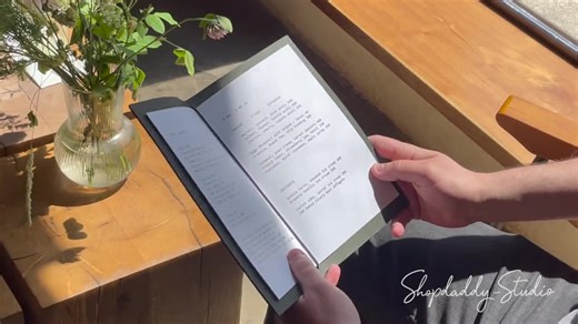 Black Leather Menu Cover: Custom Restaurant Menu Book With Elastic Band - Etsy