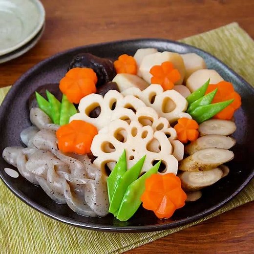 お正月の定番おせち料理！ 基本の煮しめのレシピ動画・作り方 | デリッシュキッチン