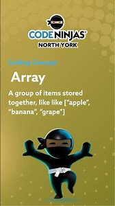 Coding Concept: Array #codeninjasnorthyork #computerprogramming
