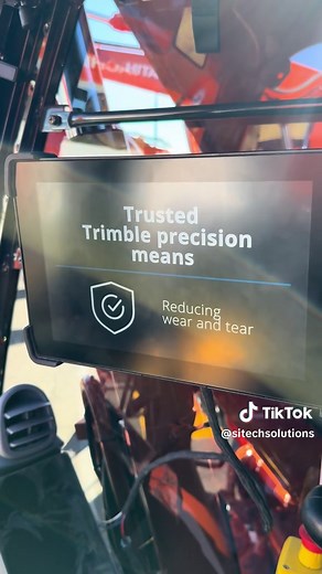 🎥 Inside the cab: Trimble Earthworks on a Hitachi wheeled excavator | Featured on the Hitachi stand at Diesel Dirt & Turf, this Hitachi wheeled excavator fitted with the Trimble Earthworks system and Trimble MS976 GNSS receivers gives a clear view of how machine control works from the operator’s seat. With 3D design visibility in the cab, operators can see exactly where they are relative to the model, using: • Cross section overlays • Depth-to-grade guidance • Top-down design views All working