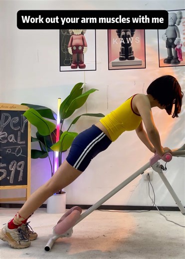 #ad Work out your arm muscles with me #equipment #hotwave #workout #fitness