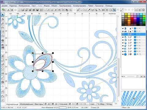 Embird Tutorials: Working with Column Objects. Lesson 3