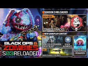 NEW BLACK OPS 6 ZOMBIES SEASON 3 RELOADED DLC REVEAL: NEW Mode, Easter Egg Rewards & MORE!