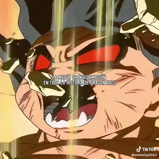 Transformación de Goku a SSJ4 en Dragon Ball GT