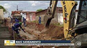 Mais saneamento: Águas de Teresina investe R$ 300 milhões em rede de esgoto