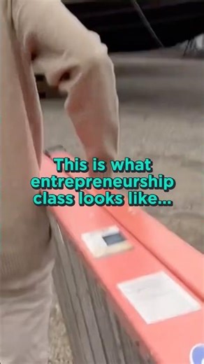 This is what entrepreneurship class looks like when students actually launch