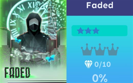 Faded完美通关（无伤重新拍摄）