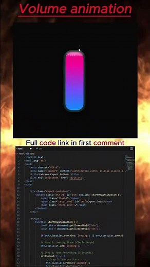 Advanced CSS Animation: Create a Glassmorphic Volume Controller with Liquid Effect