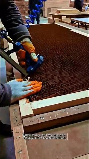 Inside Honeycomb Door Manufacturing | Lightweight Strong Panel Production Process