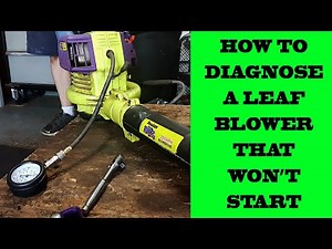 How To Diagnose A Poulan Leafblower That Won't Start