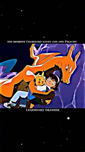 The moment Charizard saves ash and pikachu 😍🤯