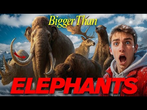 5 ICE AGE MONSTERS Bigger Than Elephants You Won’t Believe!