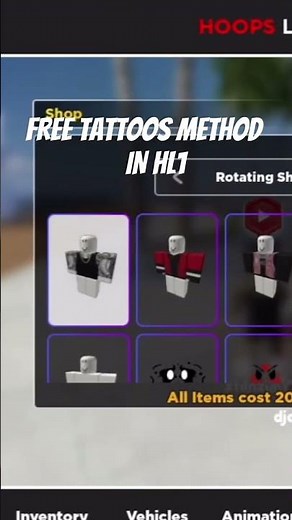 HOW TO GET FREE TATTOOS IN HOOPSLIFE RO BASKETBALL || FREE TATTOO METHOD