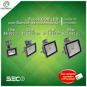 12 reactions | Nuestros focos LEDcon sensor son de fácil instalación y alta eficiencia ✅珞 el sensor de movimiento permite extender su vida útil Compra hoy y recibe tu producto en menos de 48 horas con despacho a todo Chile️ ¡No esperes más! ¡Comunícate con nosotros! +569 5455 7054 ventas@electrosat.cl ️www.electrosat.cl | Electrosat | Facebook