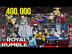 400,000 HOMEROS SIMPSONS en un Royal Rumble 2020