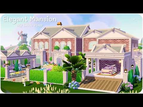 Elegant My Little Pony Mansion 🦄 - Heartopia Build Tutorial | 18 Plots