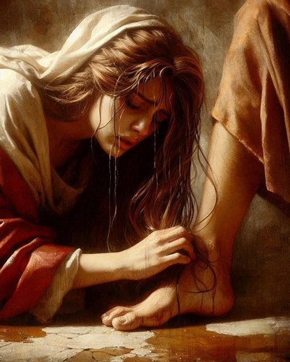 99K views · 4.9K reactions | Woman in the Bible: Mary (Pours a very...