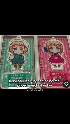 trying to find normal priced hetalia characters that arent the mains ARE HARD