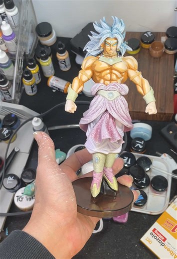 Broly 2D Anime Repaint Process Explained