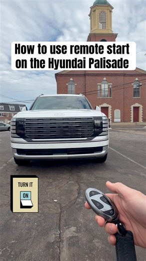 How to Use Remote Start on the Hyundai Palisade.