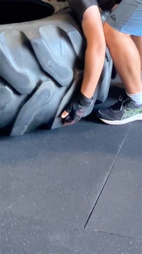 Giant Tire Flip Challenge 💪🔥 | Full-Body Strength Training