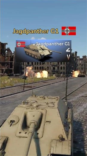 Jagdpanther G1 🇩🇪 #warthunder #warthundermobile #warthundermoments #ww2 #gaming #gameplay #military