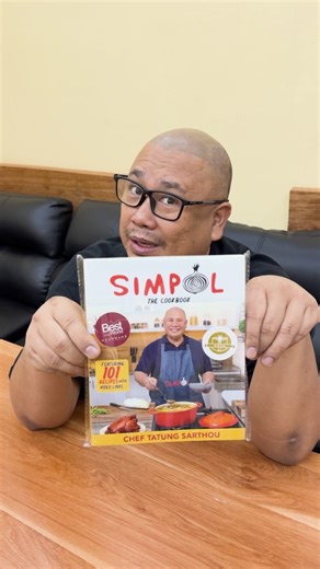 From my very first cookbook to the ones that followed… bawat pahina may kuwento, may trial-and-error, may pagmamahal sa lutong Pinoy. Grateful doesn’t even begin to cover it. These books grew with me — and now, I get to add a new one to the family. PINAS SIMPOL is my most recent one. Simple recipes, big Filipino flavors, and dishes made for real life. Maraming salamat for growing, cooking, and dreaming with me through the years. Tara, luto na tayo. #ChefTatung #FoodieFun #PinasSimpol | Chef Tatu