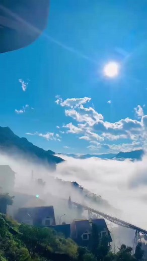 Northern Vietnam shines with majestic mountains, purple flower valleys, and dreamy seas of clouds. Sunlight breaking through the mist creates a breathtaking natural scene that captivates every viewer. | Vietnam Discovery