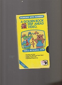 Get Ready for School - Working With Numbers (VHS) Golden Book Video 33500137976| eBay